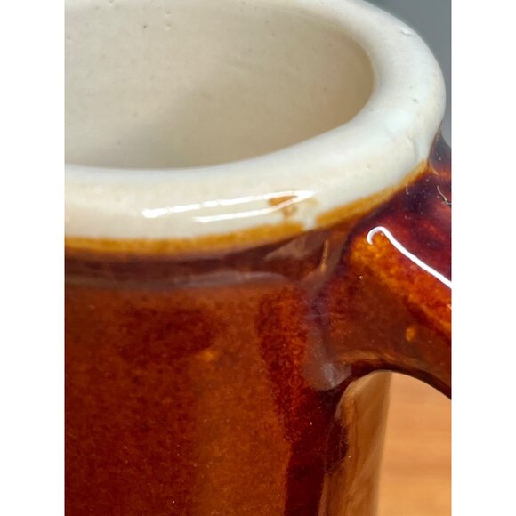 Vintage Marcrest Stoneware Large Daisy Dot  Wine Decanter Carafe Pitcher 10" - Picture 5 of 8